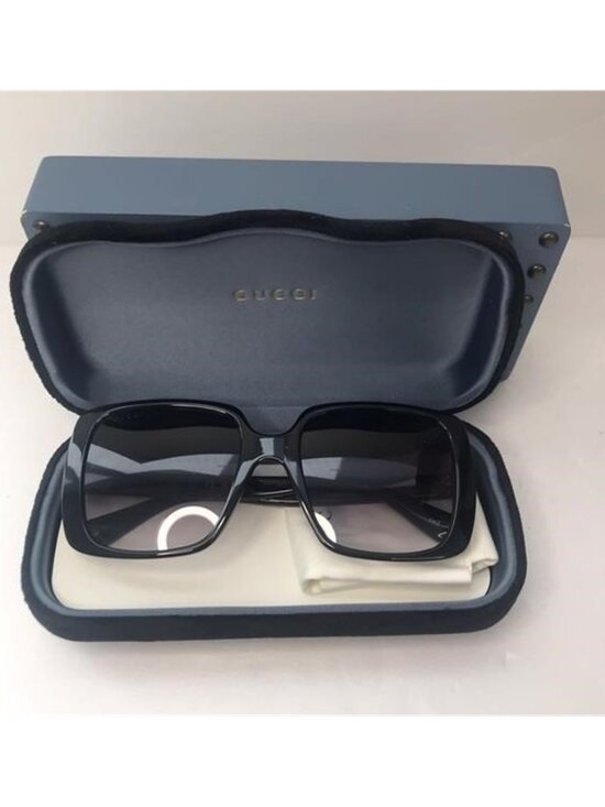 ?Authentic Gucci Grey Gradient Square Ladies Sunglasses GG0632S 001 56 . main image 5